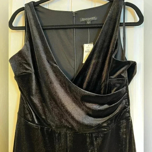 Banana Republic Velvet Jumpsuit NWT - Picture 6 of 10